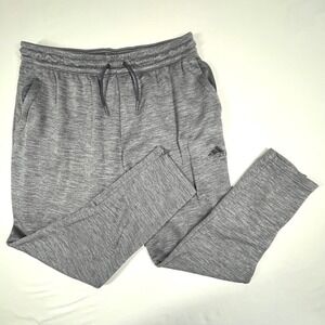 Adidas Men's Jogger Sweatpants XL Gray Fleece Athleisure Lounge‎